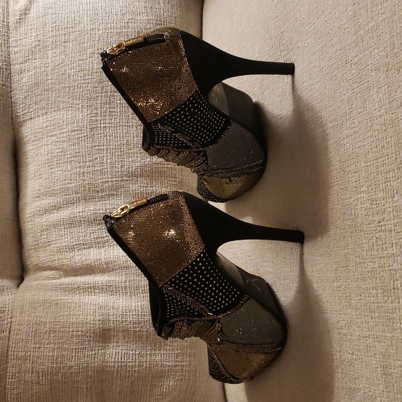 Rhinestone Boots - Colin Stuart Sz 8 - Picture 4 of 17